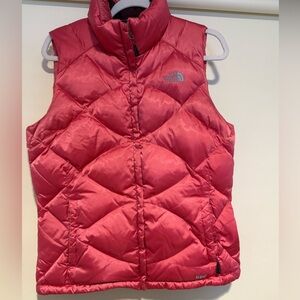 The North Face Coral Quilted Down Vest, size lg